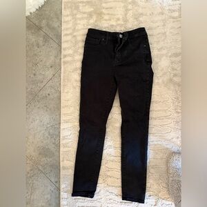 Madewell Classic Black Denim